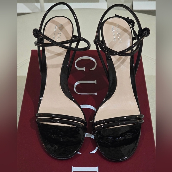 Gucci Shoes - *NEW* Gucci Patent Leather Sandal Heels